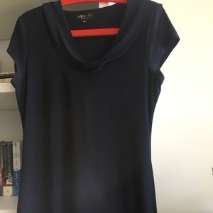 Navy Blue Sheath Dress